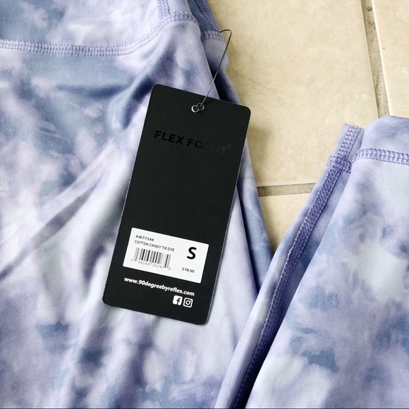 90 Degree by Reflex Hi Rise TieDye 7/8 Legging - Picture 4 of 8